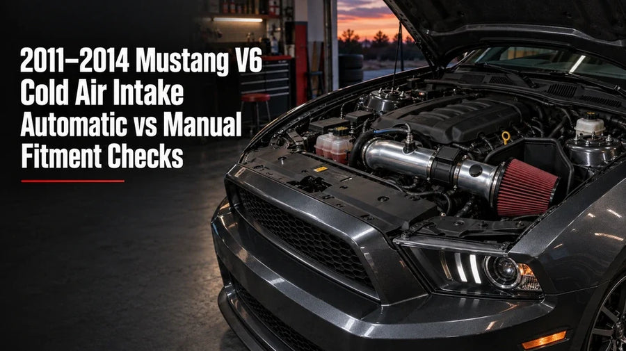 2011-2014 Mustang V6 cold air intake fitment