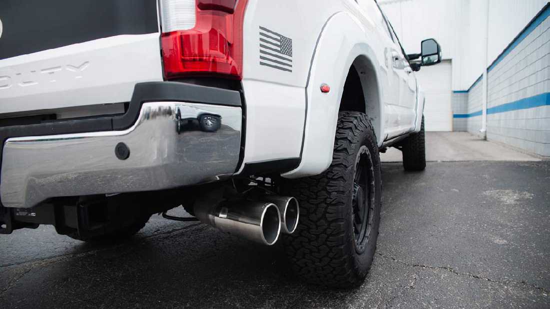 6.7 Powerstroke DPF Delete Pipe with Muffler Flashark