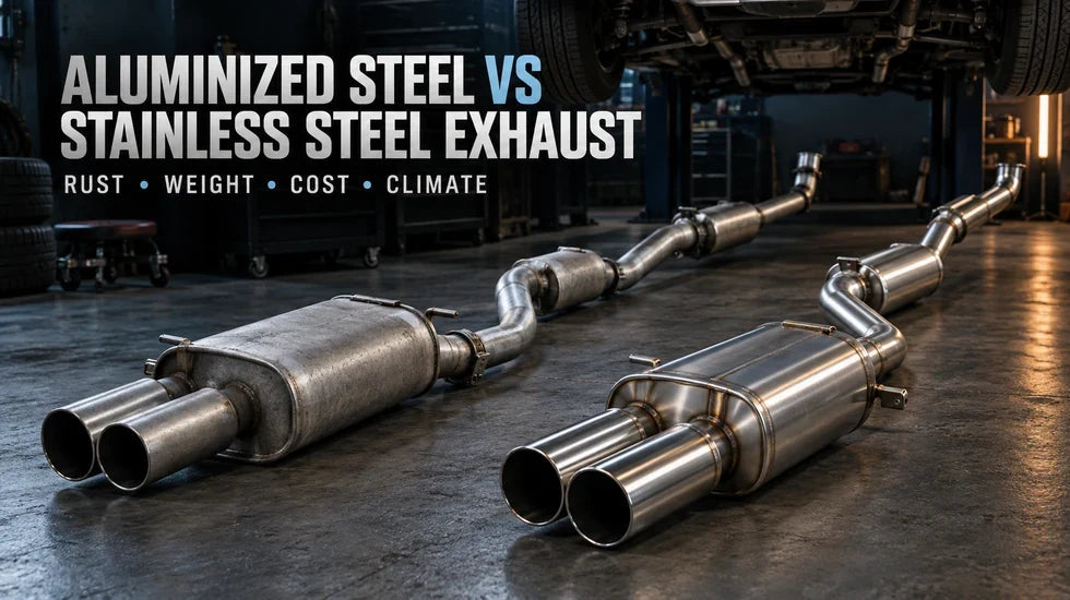 Aluminized vs stainless steel cat-back exhaust comparison