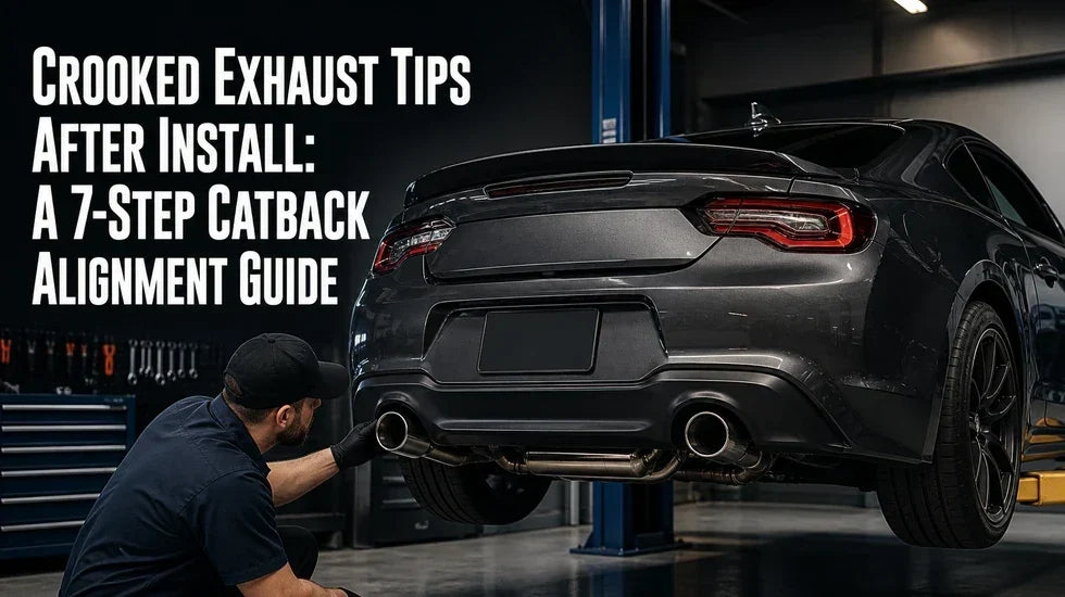 Joint rotation causing exhaust tip movement