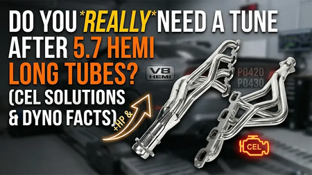 Hemi long tubes tune guide with dyno and CEL facts