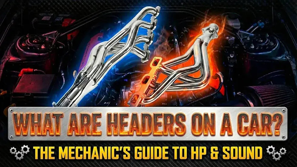 Tubular automotive exhaust headers for a performance exhaust system
