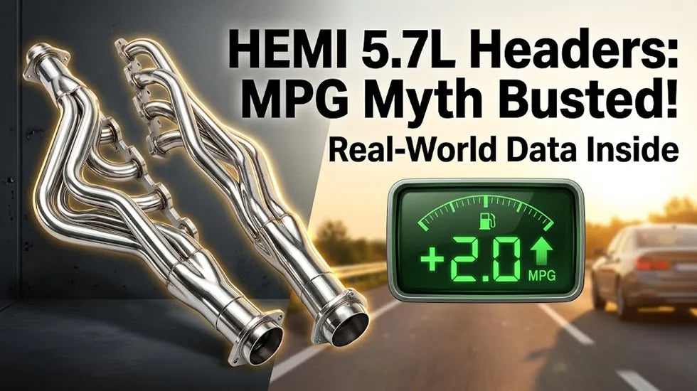 5.7 HEMI headers and MPG gauge comparison