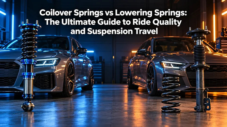 Coilover and lowering spring setups compared for daily ride quality