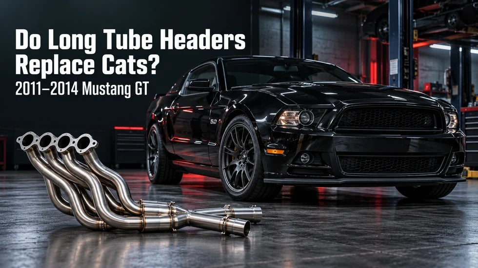 2011–2014 Mustang GT with long tube headers