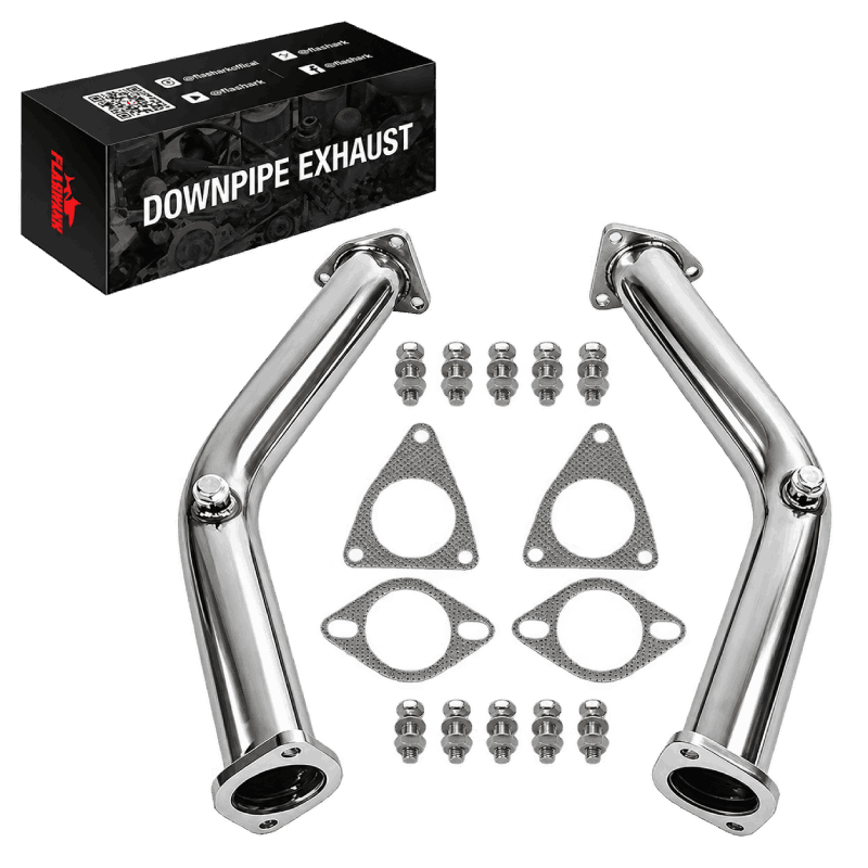 Nissan-Downpipe-Exhaust-Test-Pipes Flashark