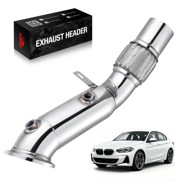 Downpipes sin catalizador Flashark para BMW B48 (chasis G/F) 120i/220i/230i/320i/330e/330i/420i/430i/630i/730i y xDrive 2016-2021