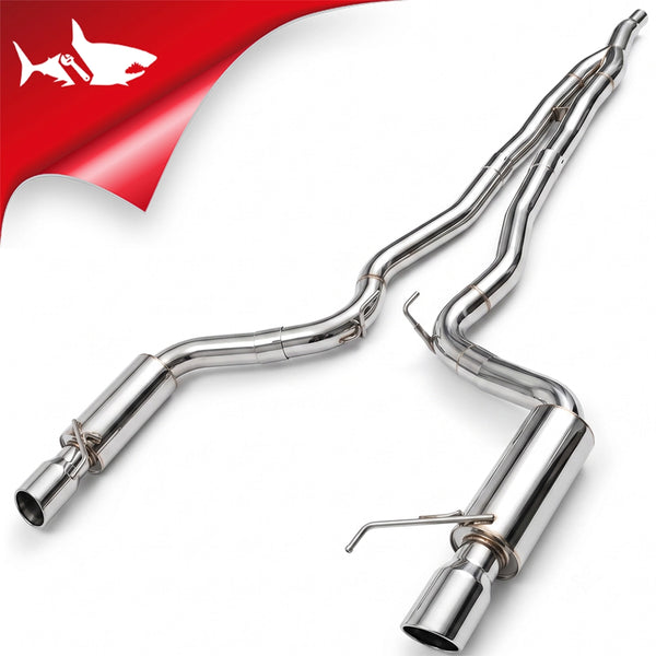 Sistema de escape Catback para Ford Mustang 2.3L EcoBoost 2015-2023 con punta de silenciador N1