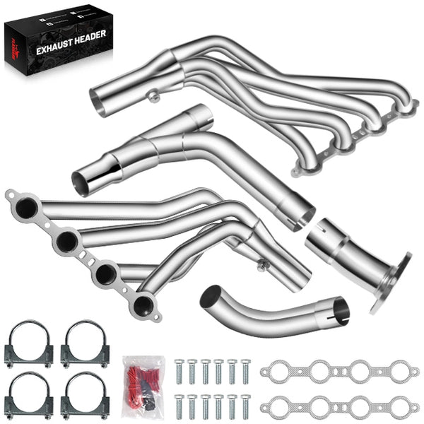 Colectores de tubo largo de 4,8 l, 5,3 l y 6,0 l para modelos 1999-2006 de Chevy/GMC GMT800 Silverado/Sierra/Avalanche 1500 Y-Pipe 2WD