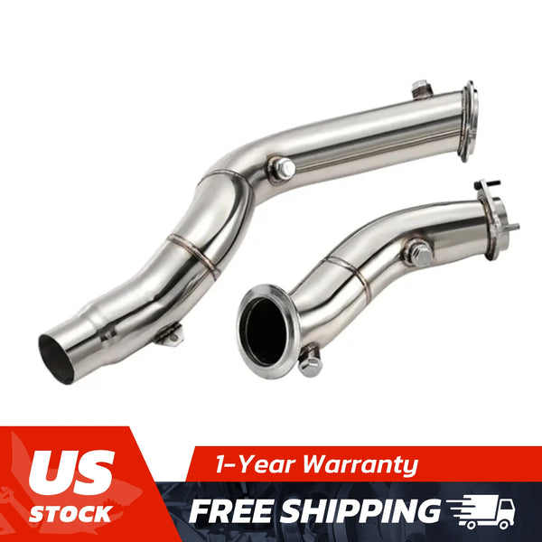 S55 Downpipe Exhaust For 2014-2023 BMW 3 Series F80 M3, 4 Series F82/F83 M4
