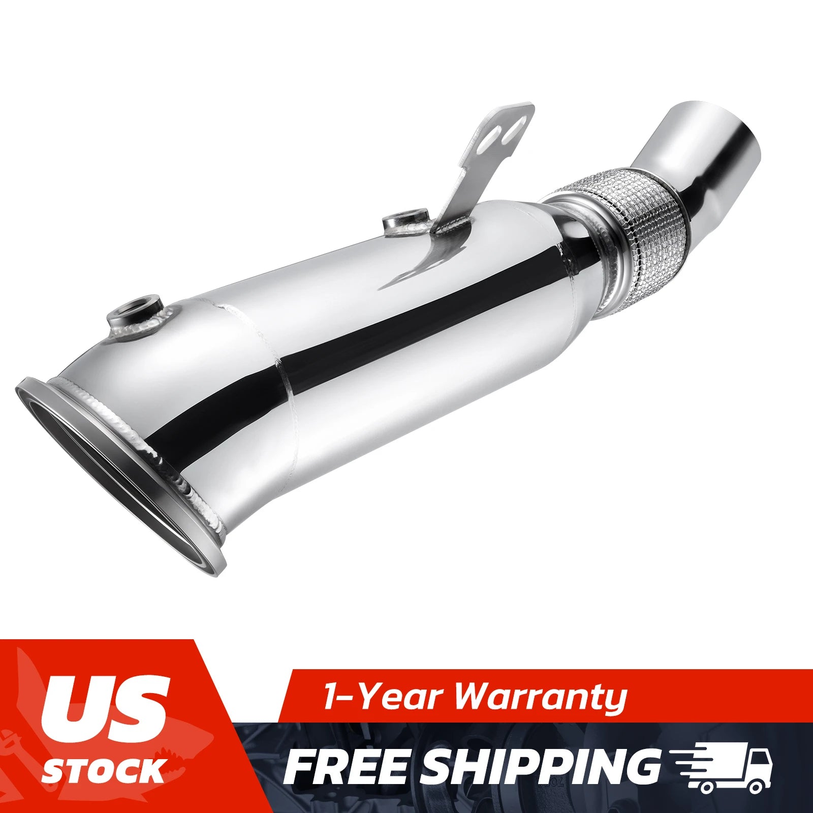 Flashark Downpipe Exhaust for 2011–2017 BMW 528i N20 (F10)