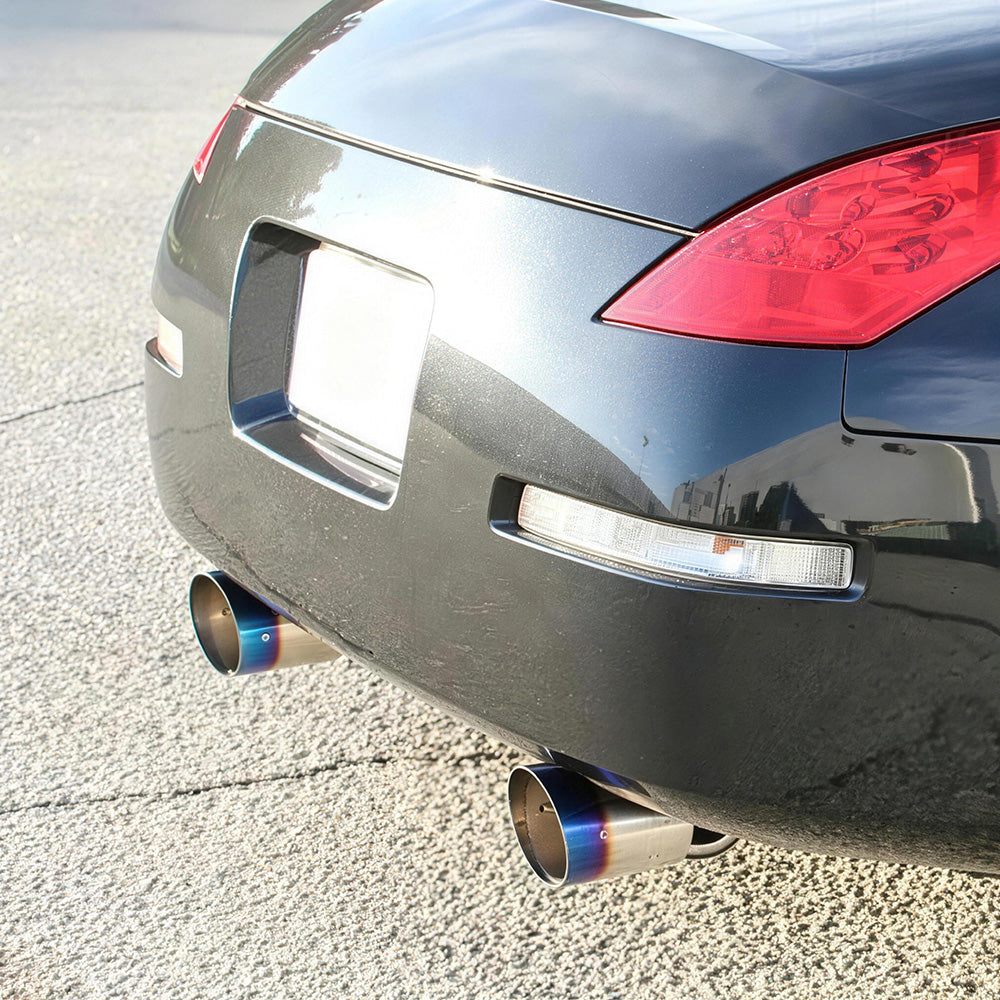 2003-2009 Nissan 350Z 3.5L Catback Exhaust w/ 4.5 Inches Dual Burnt Tips