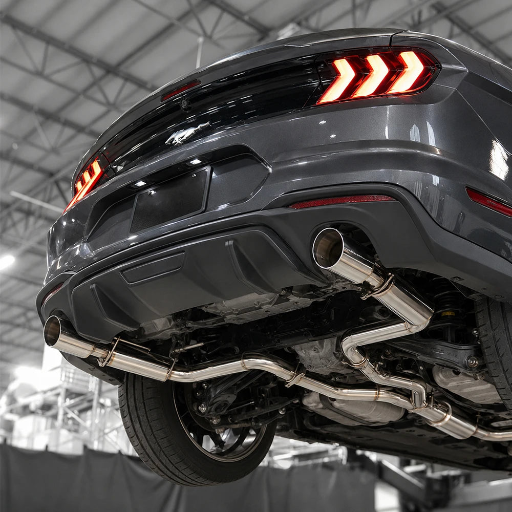 Sistema de escape Catback para Ford Mustang 2.3L EcoBoost 2015-2023 con punta de silenciador N1