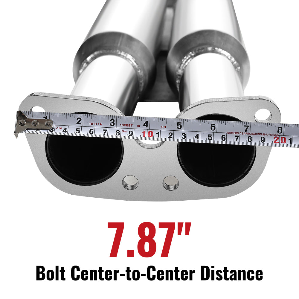 2003-2009 Nissan 350Z 3.5L Catback Exhaust w/ 4.5 Inches Dual Burnt Tips
