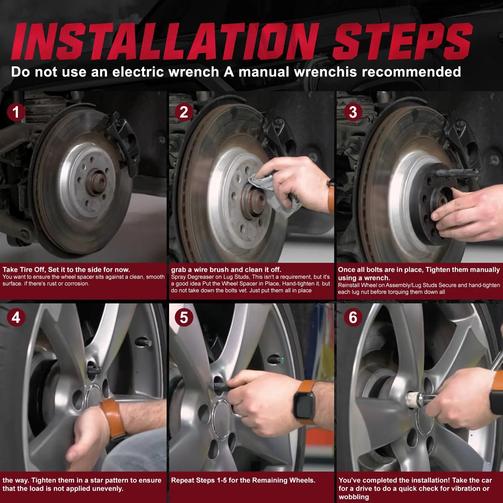 1.5 inch/2 inch 2019-2022 Dodge Ram 1500 6x5.5" Wheel Spacers 4PCS Flashark