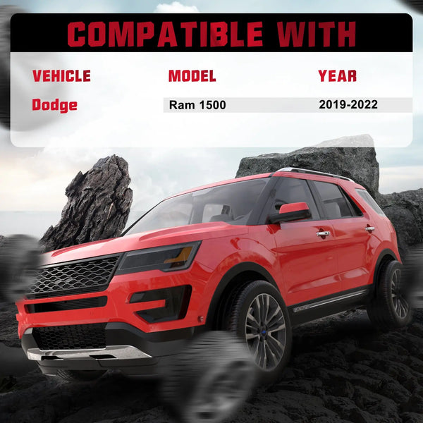 1.5 inch/2 inch 2019-2022 Dodge Ram 1500 6x5.5" Wheel Spacers 4PCS Flashark