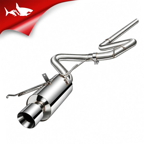 2007-2010 Nissan Sentra SE-R Spec V Catback Exhaust System | 4'' Round Muffler Tip | 2.5L L4 Sedan 4Door Only