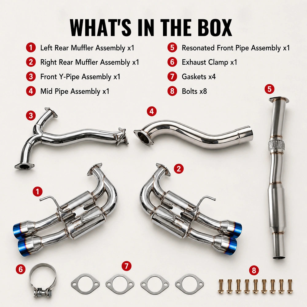 2015-2021 Subaru WRX / WRX STI Catback Exhaust & Axle Back Exhaust | 2.0L/2.5L H4 4-Door Only