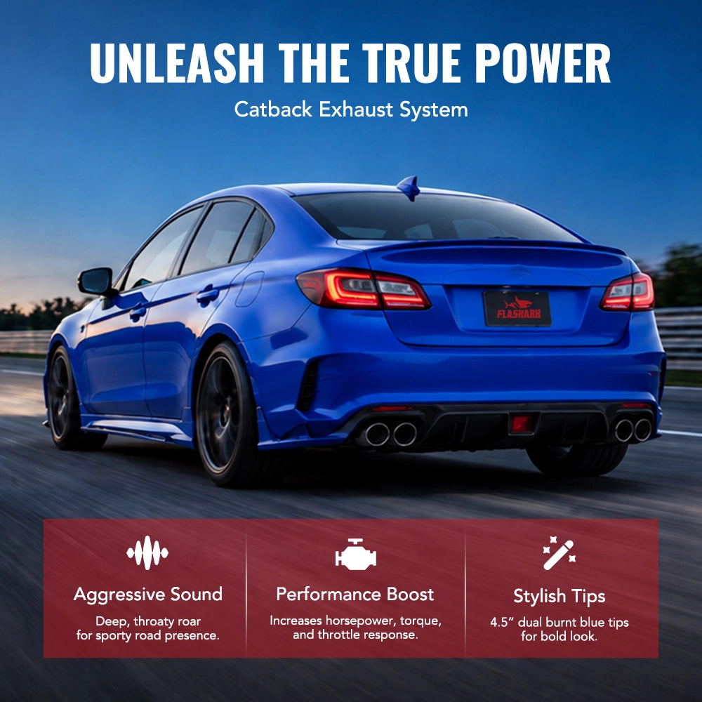 2015-2021 Subaru WRX / WRX STI Catback Exhaust & Axle Back Exhaust | 2.0L/2.5L H4 4-Door Only