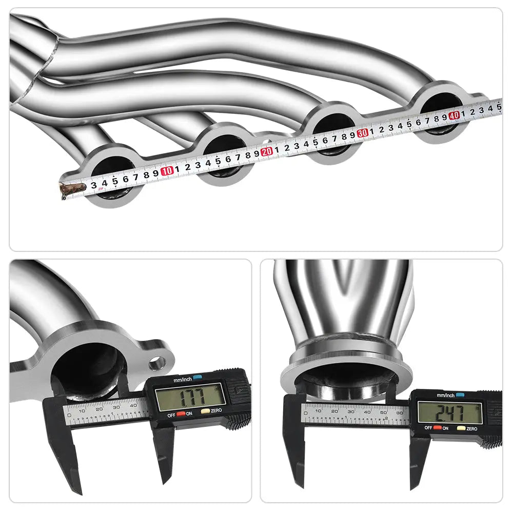 1960-1986 Chevy C-10 LS GMC LS1 LS2 LS3 LS6 LS9 4.8L 5.3L 5.7L 6.0L 6.2L V8 Exhaust Header Flashark