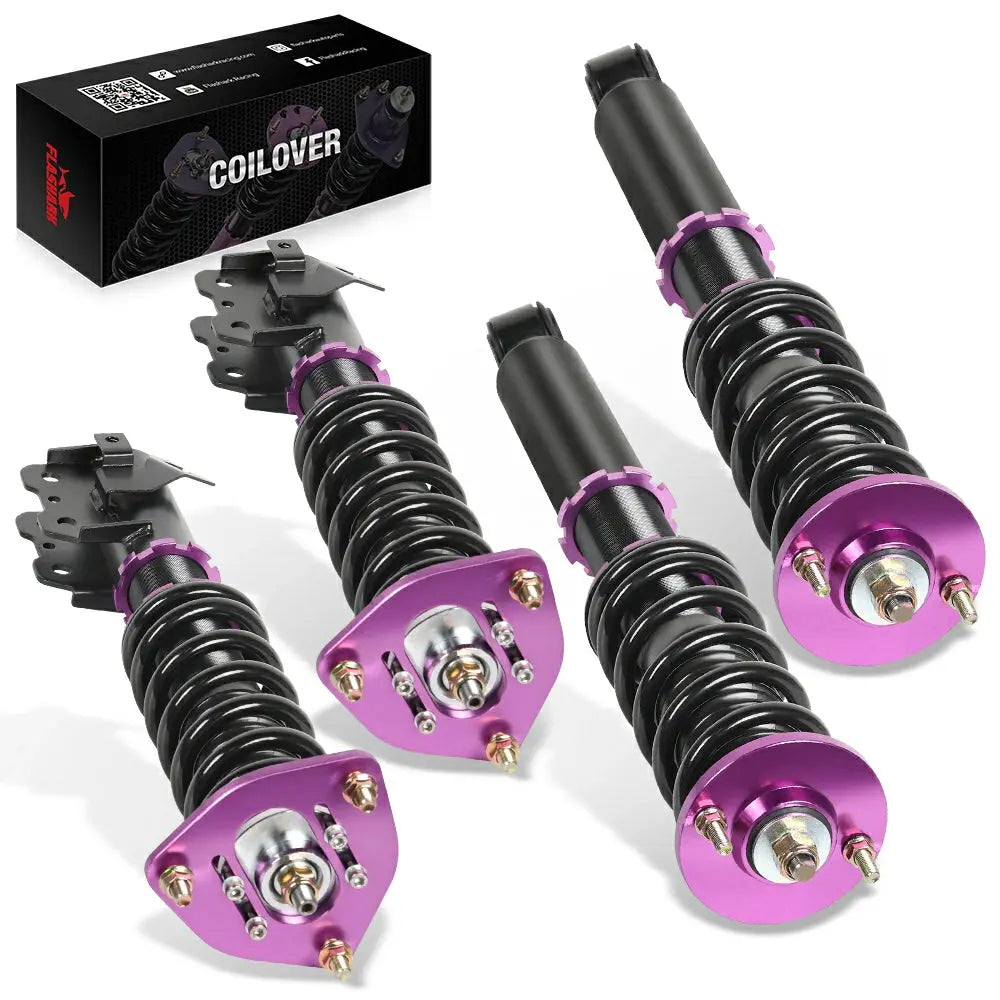 1988-1994 Nissan S13 240SX 180SX Coilover Shock Absorbers Struts 4PCS Flashark