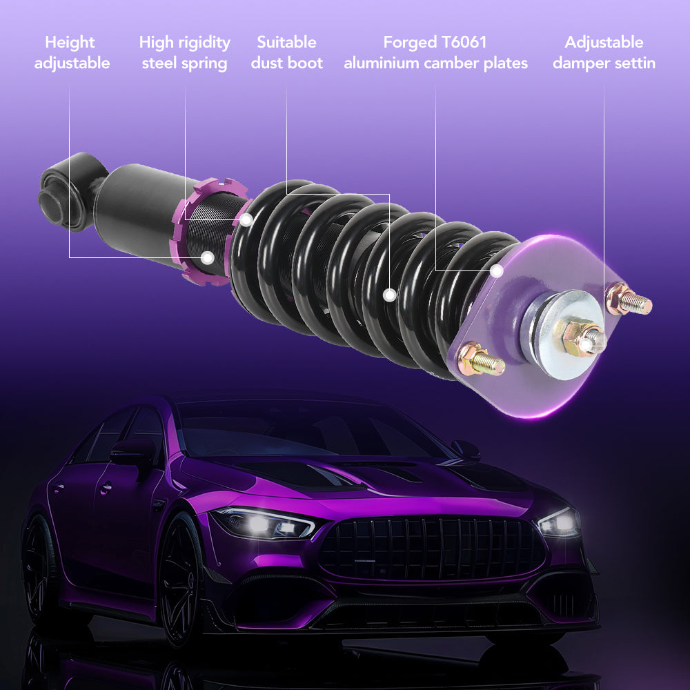 Amortiguadores tipo coilover ajustables (4 unidades) para Nissan 300ZX Z32 (1990-1996)