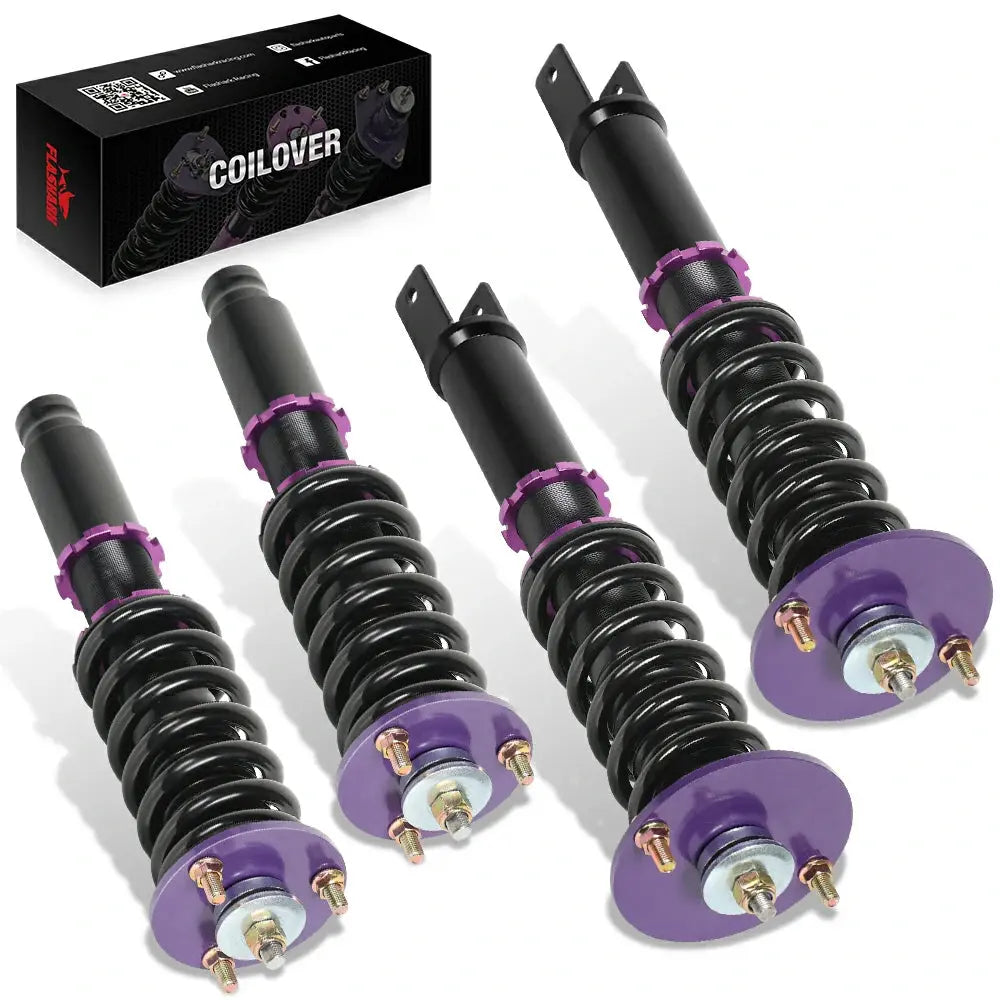 1990-1997 Honda Accord Acura CL Coilover Shock Absorbers Struts 4PCS Flashark