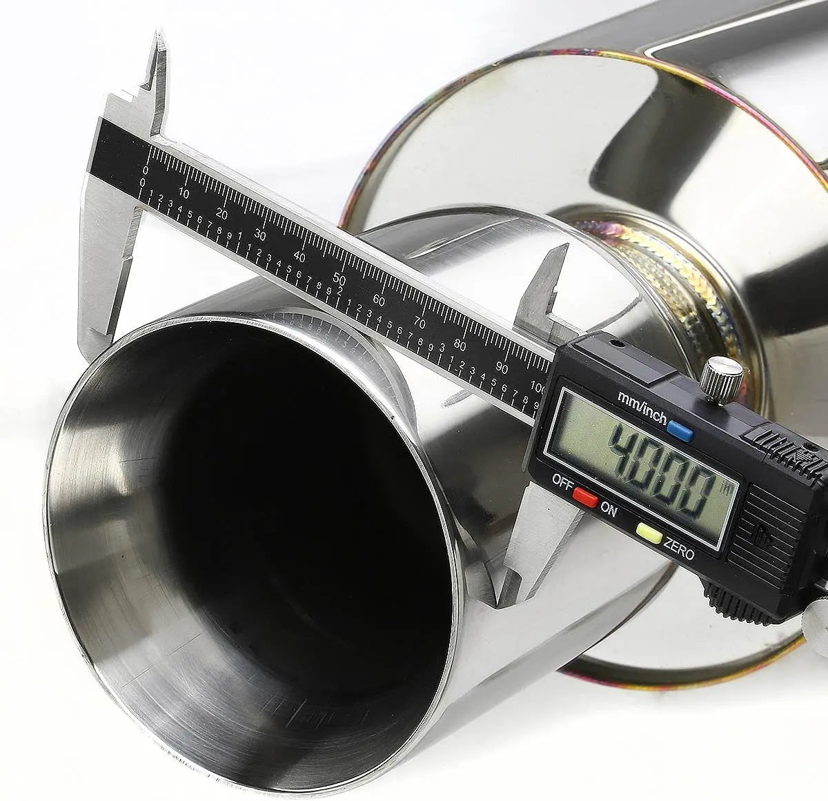 1992-2000 Honda Civic 1.6L 4 Inch Burnt Rolled Muffler Tip 2.25" Catback Exhaust System Flashark