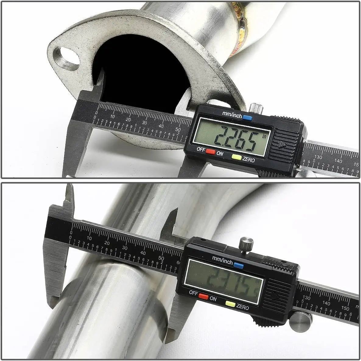 1992-2000 Honda Civic 1.6L 4 Inch Burnt Rolled Muffler Tip 2.25" Catback Exhaust System Flashark