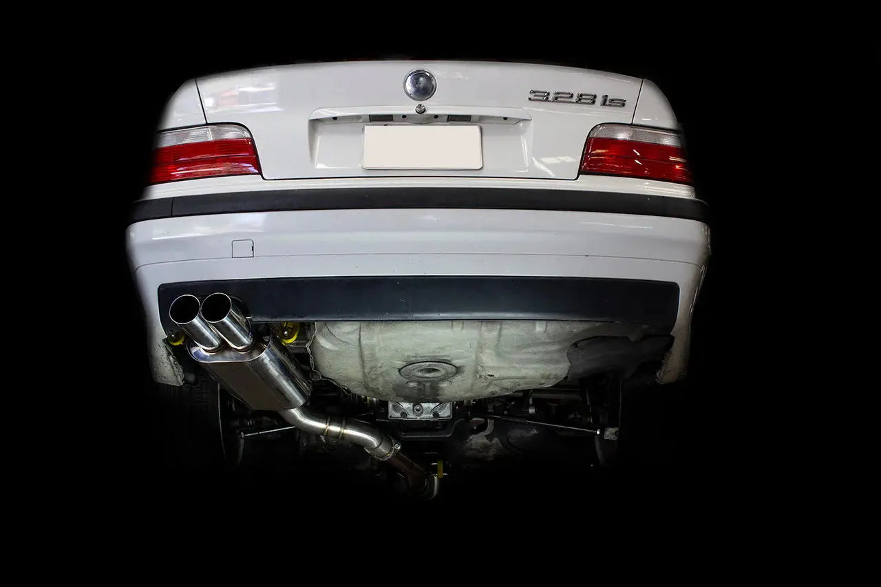 1993-1997 BMW E36 6 CYL Dual 3" Tip Catback Exhaust System Flashark