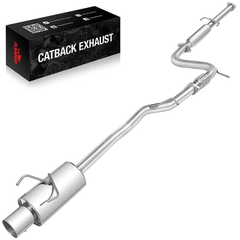 1994-1997 Honda Accord 4.5" Muffler Tip /Cat Back Exhaust System 2.5 Inch Inlet N1 Style 2.2L L4 Engine Flashark