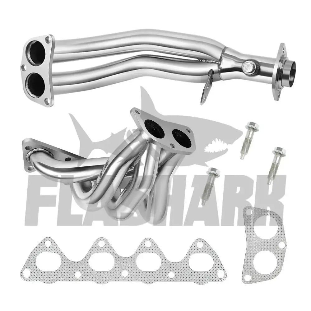 1994-2001 Acura Integra RS/LS Exhaust Header Catback Exhaust Air Intake Kit All-In-One Kit Flashark