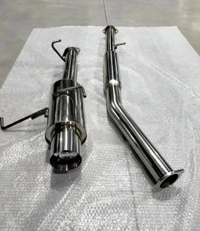1995-1998 Nissan 240SX S13 S14 4 Inches Muffler Tip Catback Exhaust System 2.4L Flashark