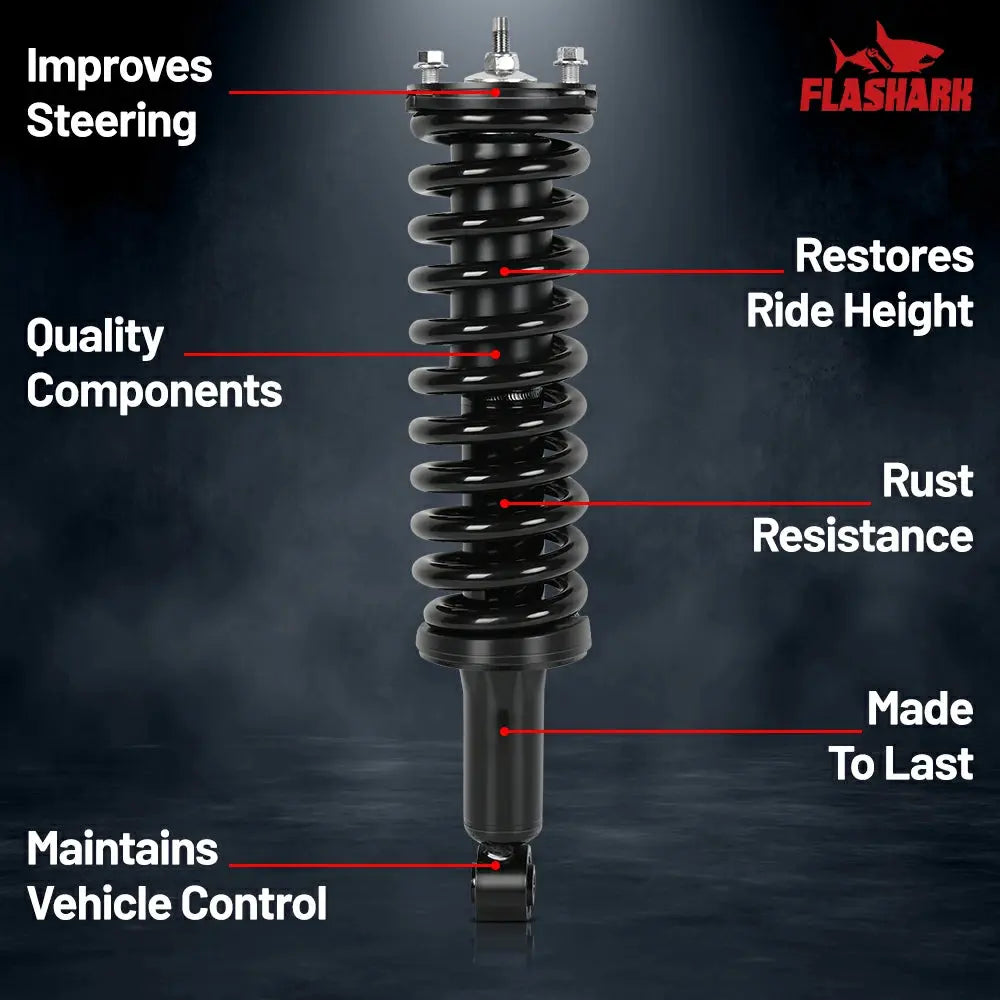 1995-2004 Toyota Tacoma 4WD RWD Front Strut and Spring Assembly 2PCS Flashark