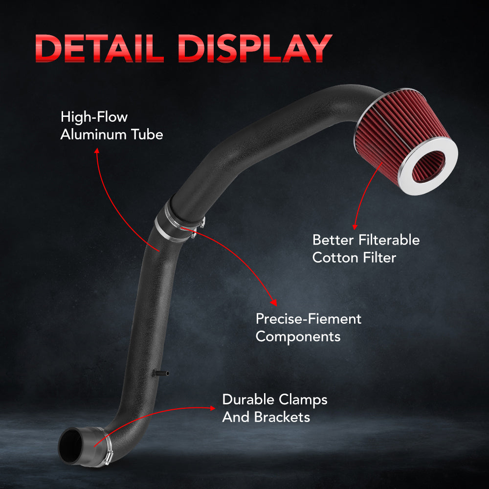 1996-2000 Honda Civic EK DX LX CX D16Y7 1.6L L4 High-Flow Cold Air Intake Kit