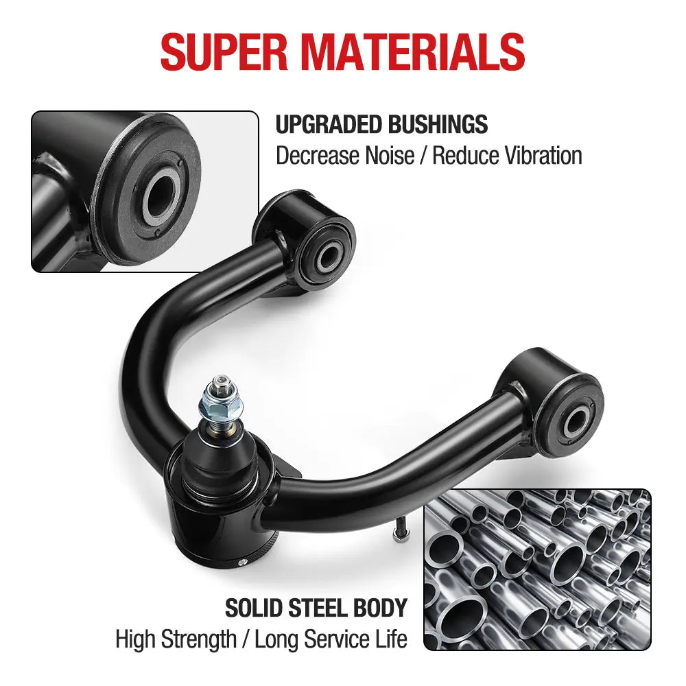 1996-2004 Toyota Tacoma 4Runner 6 Lug Lifted Front Upper Control Arms 2 Inch-4 Inch Flashark