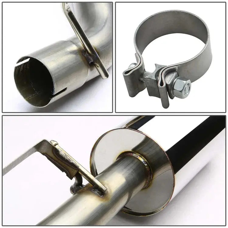 1996-2005 Chevy Chevrolet Cavalier/Sunfire 2.2L Catback Exhaust System w/ N1 Muffler Tip Flashark