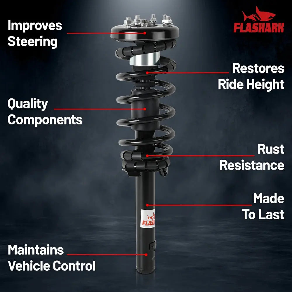 1998-2002 Honda Accord Front Strut and Spring Assembly 2PCS Flashark