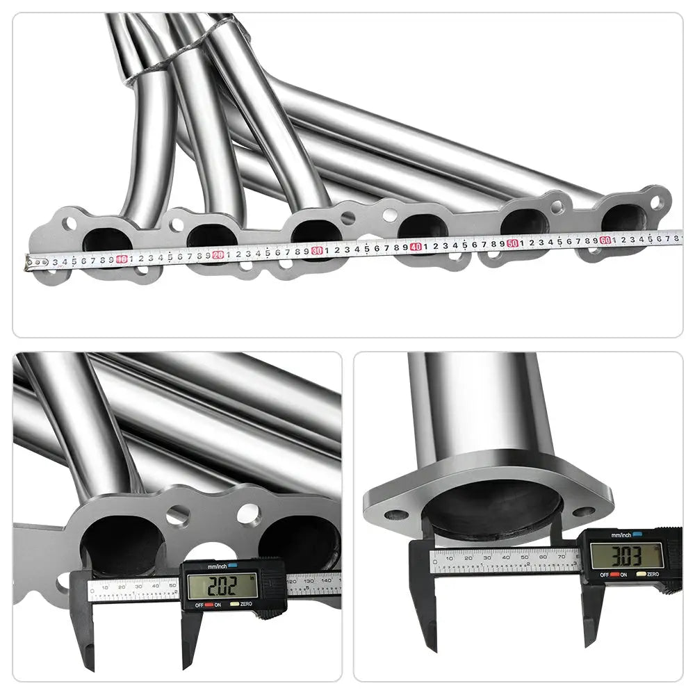 1998-2007 Toyota Land Cruiser 4.5L I6 Exhaust Header Flashark