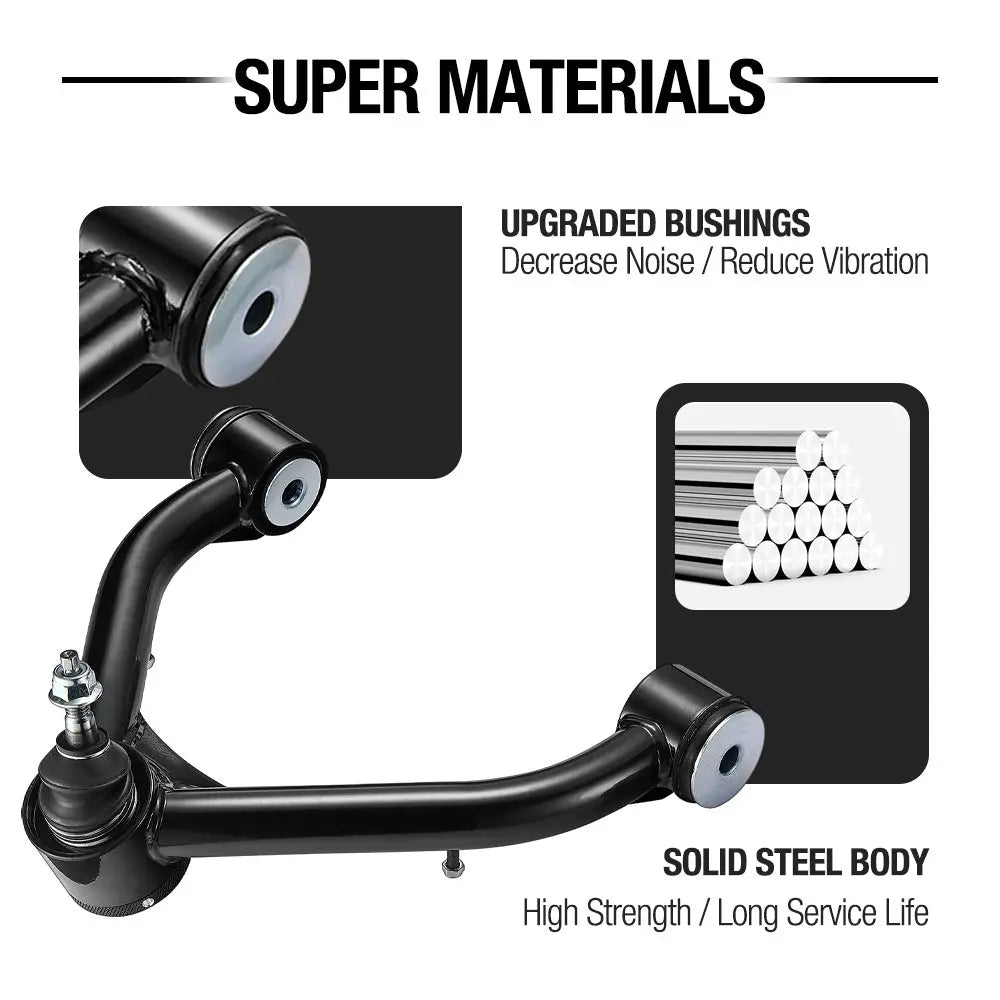 1999-2006 Chevy Silverado GMC Sierra 1500 Cadillac Lifted Front Upper Control Arms 2 Inch-4 Inch Flashark