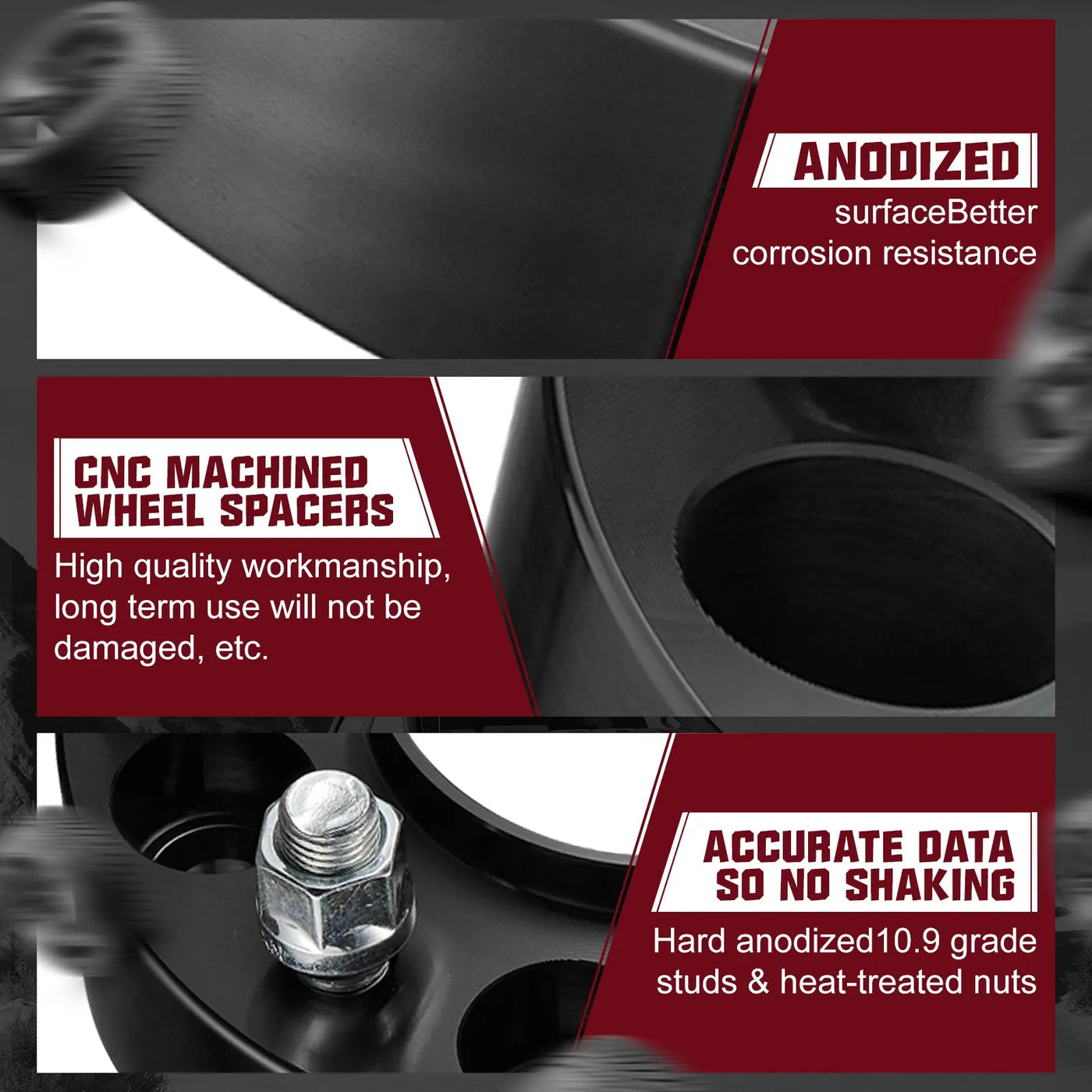 2 inch 2003-2014 Ford F150 / Lincoln Navigator 6x135mm Wheel Spacers 4PCS Flashark