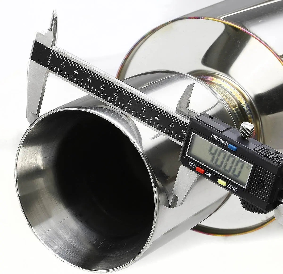 2.5" Catback Exhaust 4" Tip Muffler for 1990-1993 Honda Accord SOHC N1 Style 2.2L Flashark