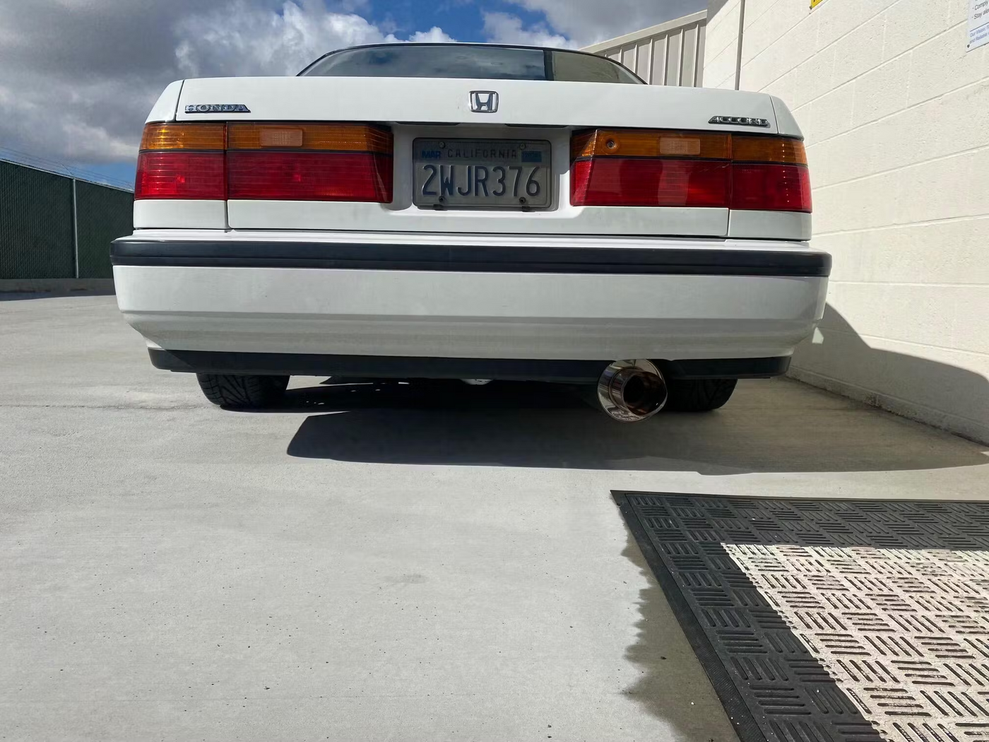 1990-1993 Honda Accord Catback Exhaust 2.5" Pipe 4" Tip N1 Style 2.2L SOHC