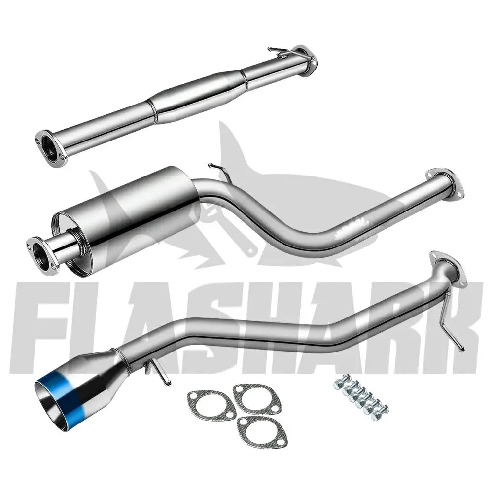 2000-2004 Ford Focus ZX3 ZX5 2.0L 2.3L Catback Exhaust System w/ 4.5" Burnt Tip Flashark