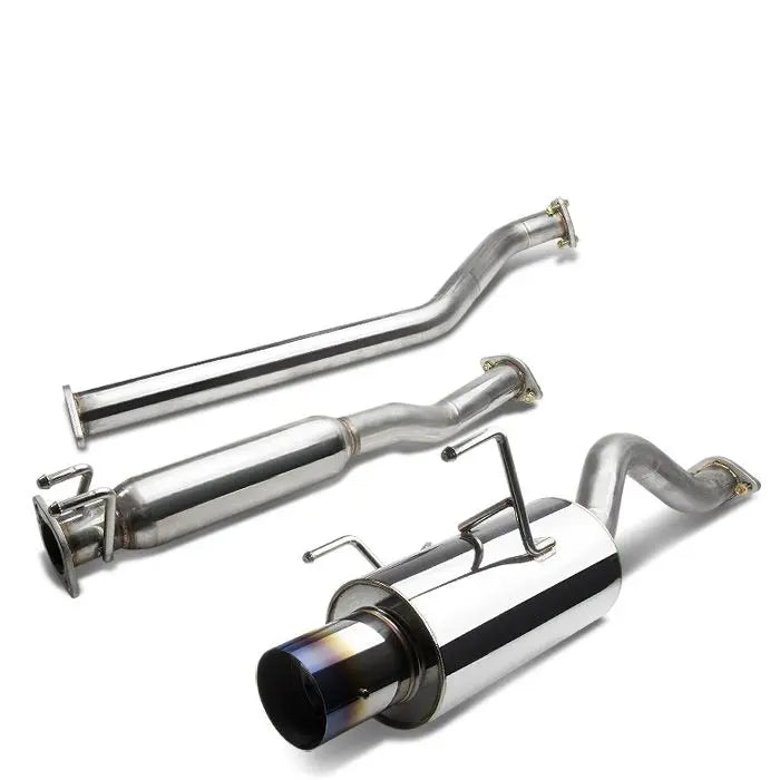 2002-2006 Honda Acura RSX DC5 Type-S 4-inch Burnt Muffler Tip K20 Catback Exhaust System 2.0L Flashark