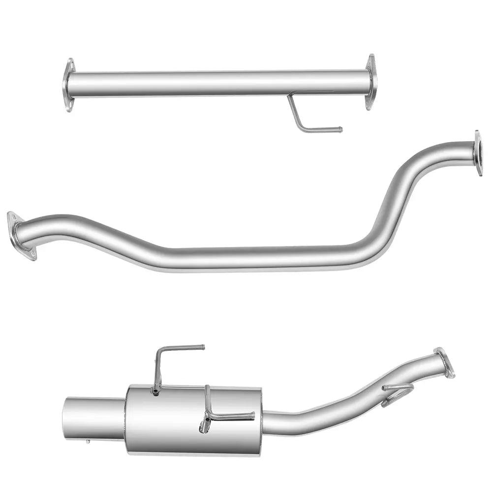 2002-2006 Nissan Sentra SE-R Spec V 2.5L B15 QR25DE I4 Catback Exhaust w/ 4" Muffler Tip Flashark