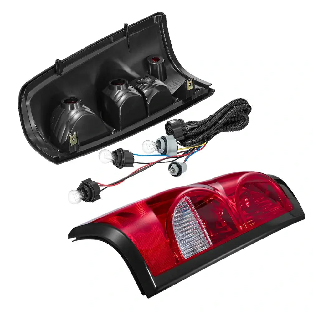 2004-2006 Chevrolet Chevy Silverado 1500 Tail Light Assembly - Driver + Passenger (Left + Right) Set Flashark