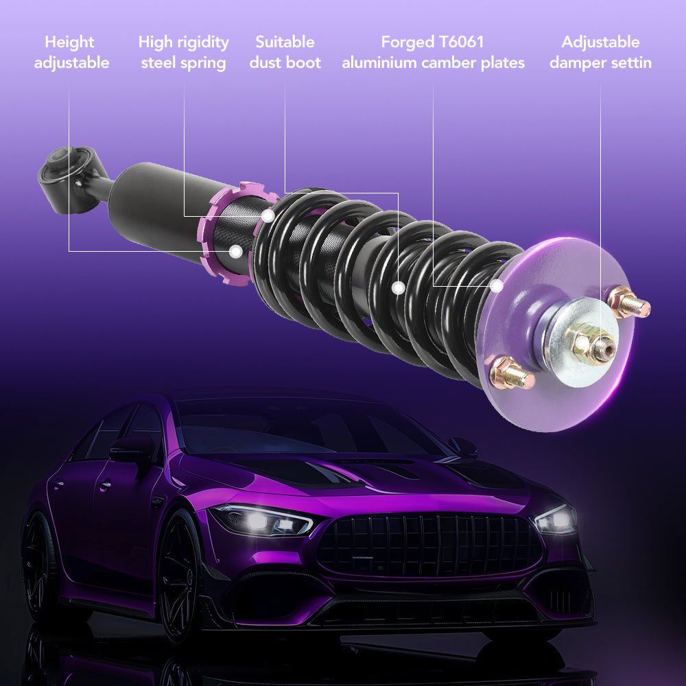 Amortiguadores tipo coilover para Honda Acura TSX 2004-2008 y Honda Accord 2003-2008 (4 unidades)