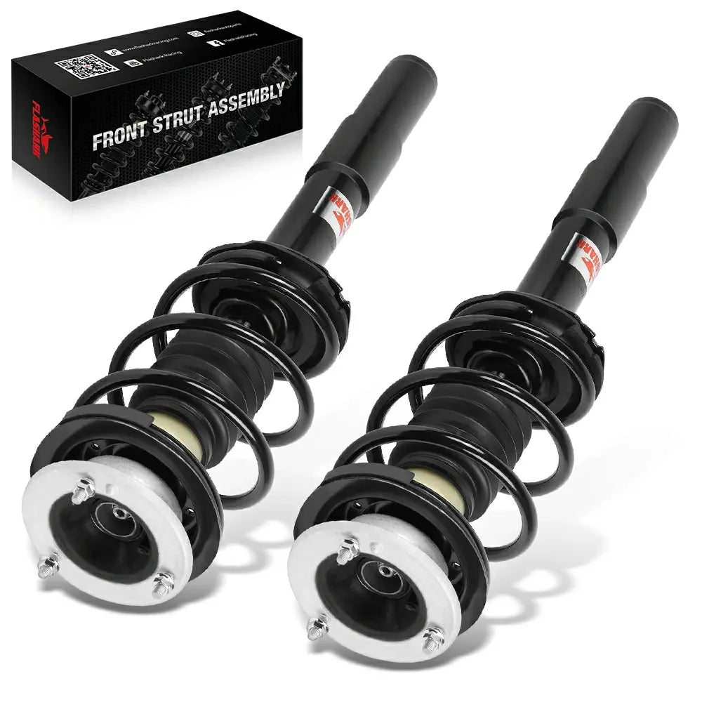2004-2010 BMW 525i 528i 530i 535i 5-Series E60 E61 Front Strut and Spring Assembly 2PCS Flashark