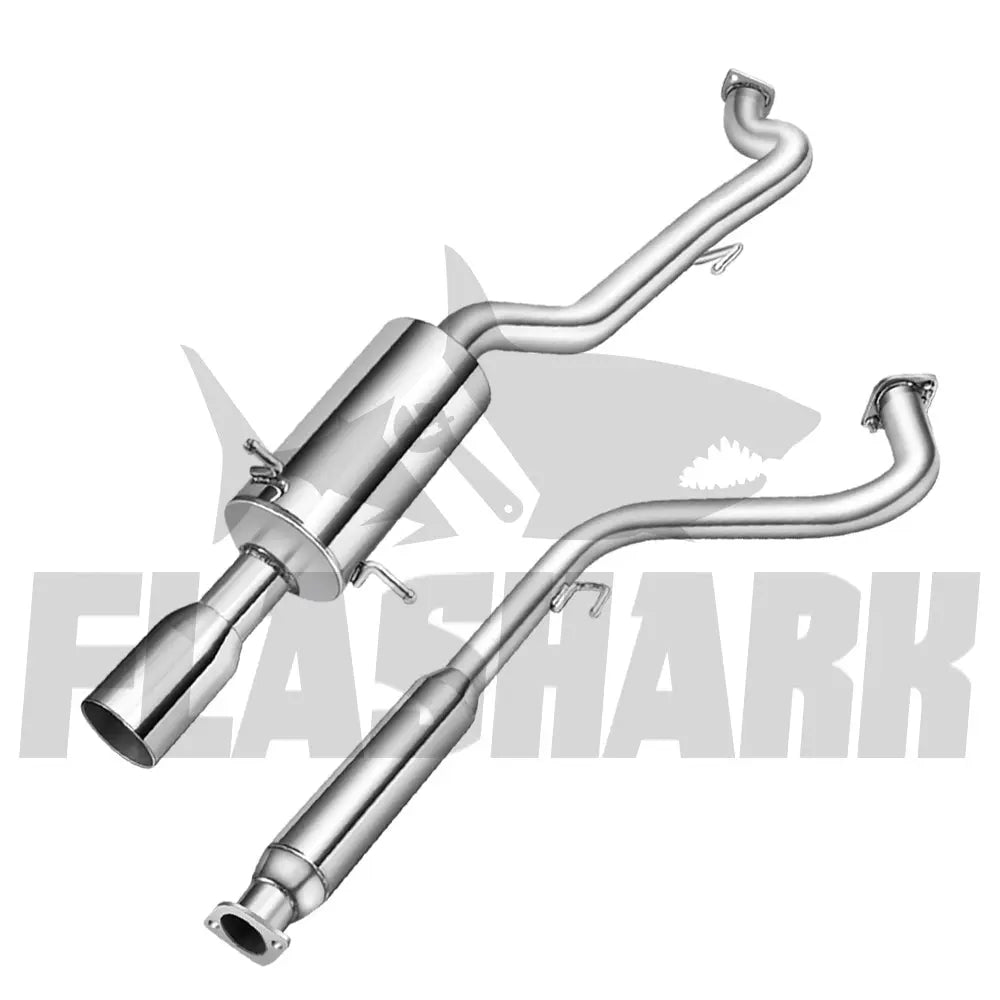 2005-2007 Chevy Chevrolet Cobalt 2.2L Catback Exhaust System Muffler Rolled Tip Flashark